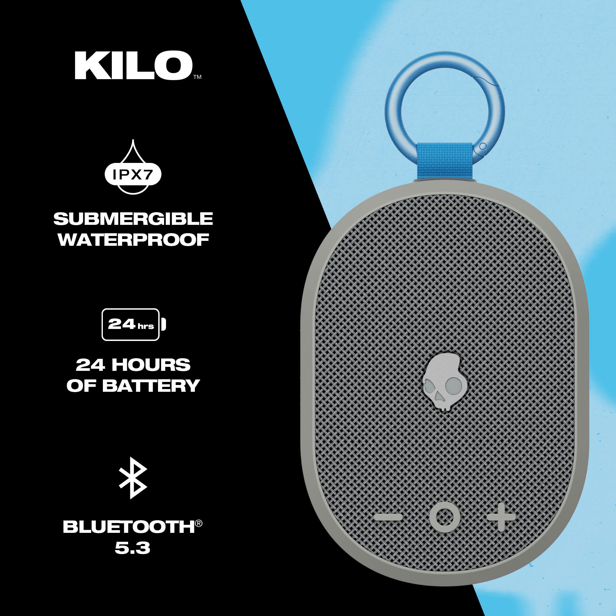 Foto 3 pulgar | Altavoz Bluetooth Skullcandy Kilo Inalámbrico Ipx7 Resistente Al Agua - Venta Internacional.