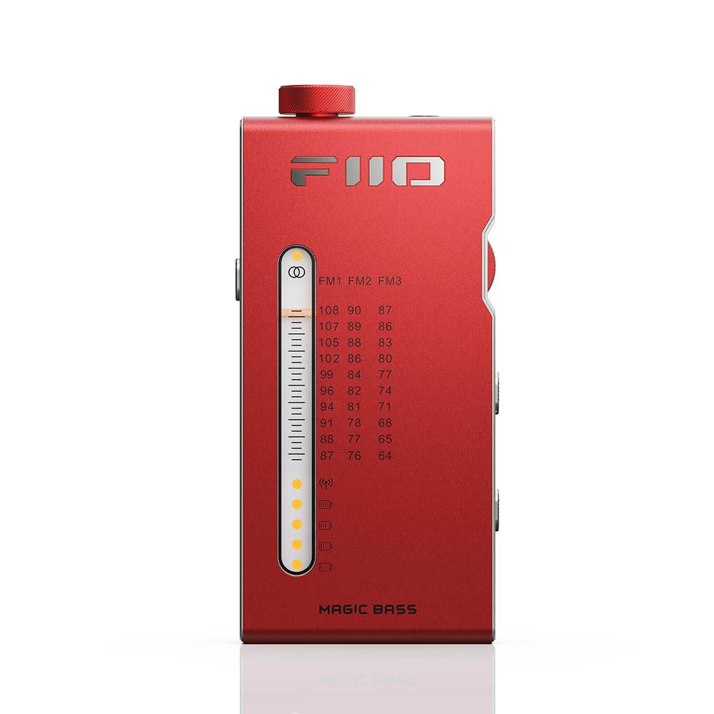 Foto 2 pulgar | Receptor De Radio Estéreo Fm Hifi Portátil Fiio Rr11 (rojo) - Venta Internacional.