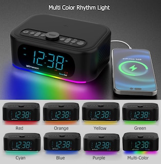 Foto 4 | Altavoz Bluetooth Emerson Smartset De 7 Colores Y 10 W Con Carga Inalámbrica - Venta Internacional.