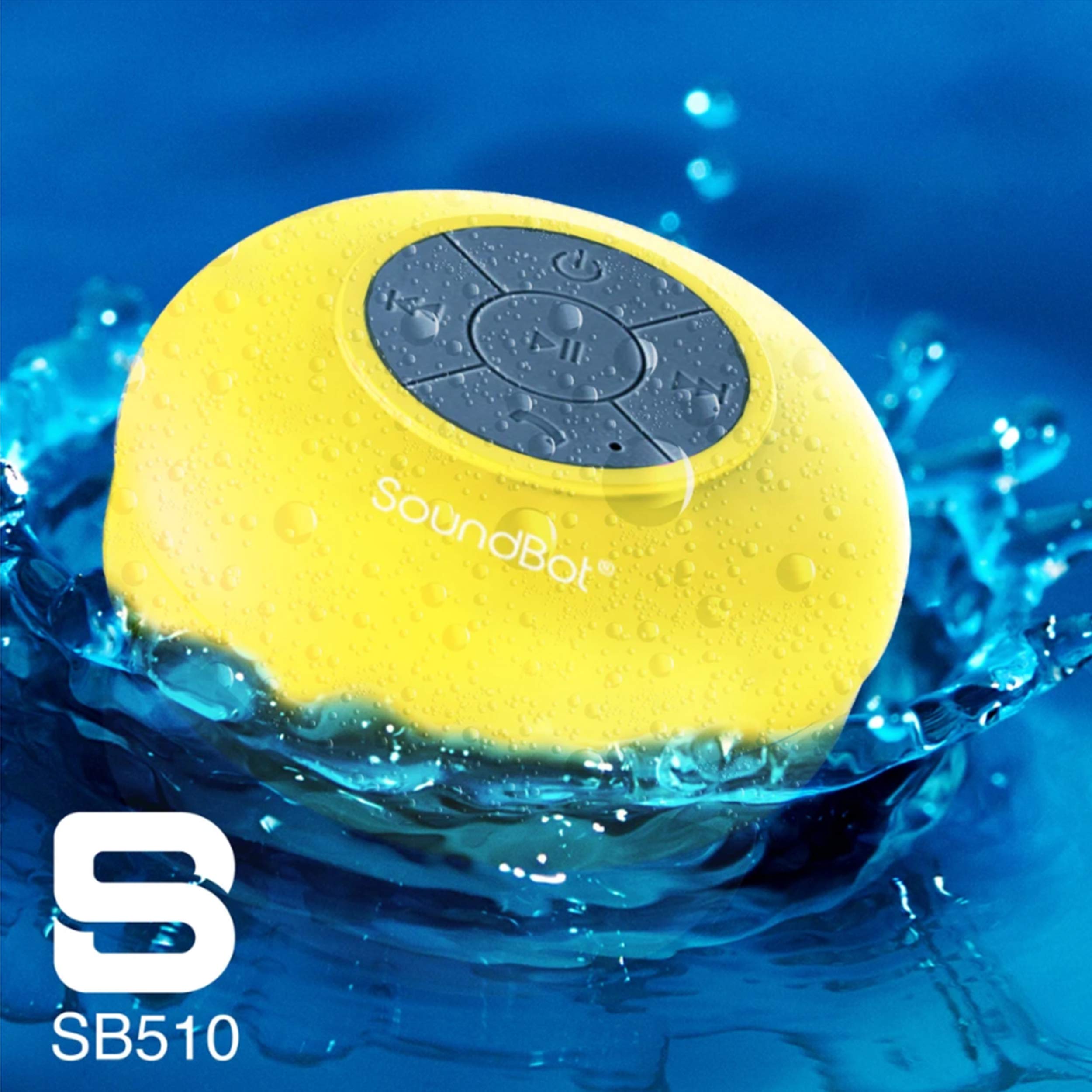 Foto 5 | Altavoz De Ducha Soundbot Sb510 Hd Bluetooth Amarillo - Venta Internacional.