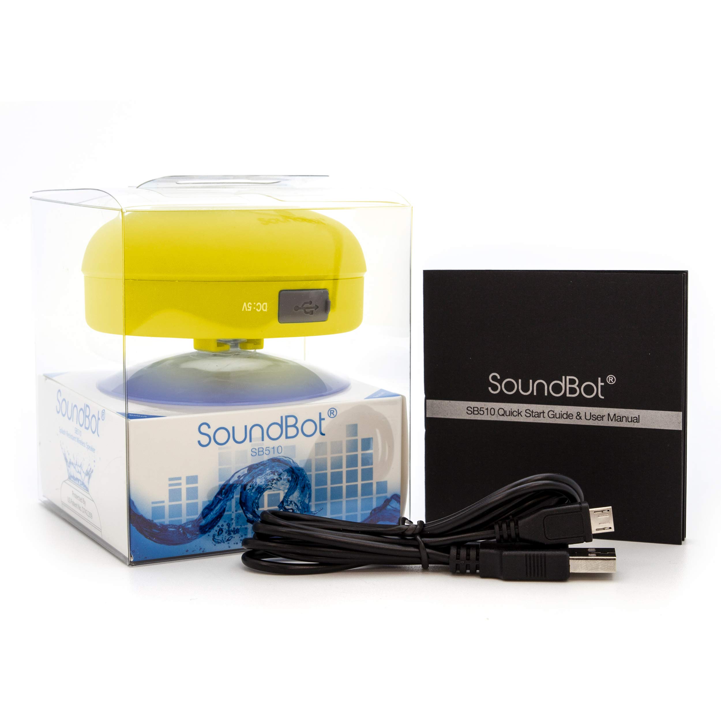 Foto 7 | Altavoz De Ducha Soundbot Sb510 Hd Bluetooth Amarillo - Venta Internacional.