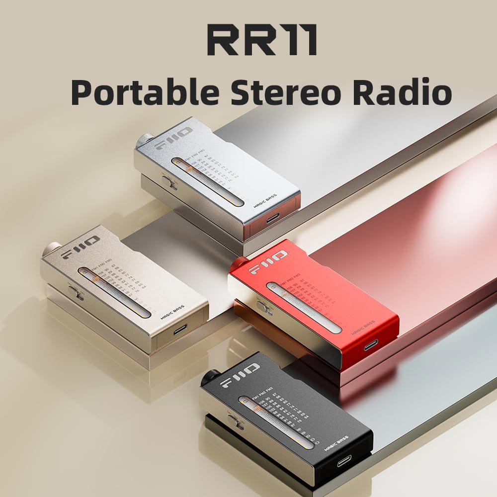 Foto 3 pulgar | Receptor De Radio Estéreo Fm Hifi Portátil Fiio Rr11 Plateado - Venta Internacional.