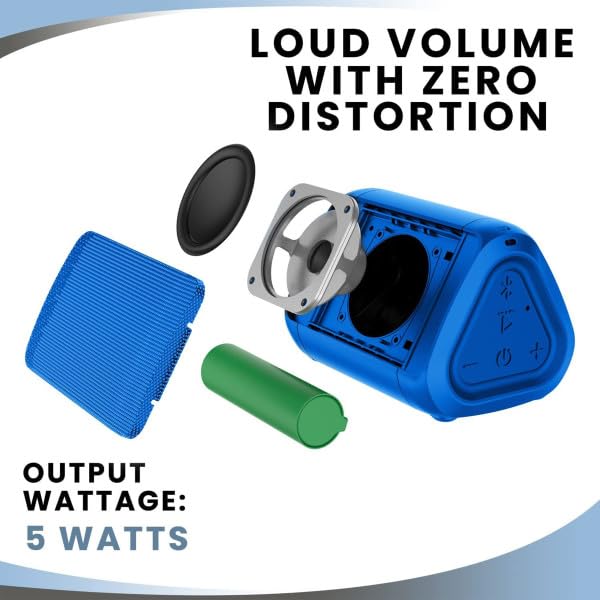 Foto 5 | Bocina Portátil Cambridge SoundWorks Angle Ipx5 Azul - Venta Internacional