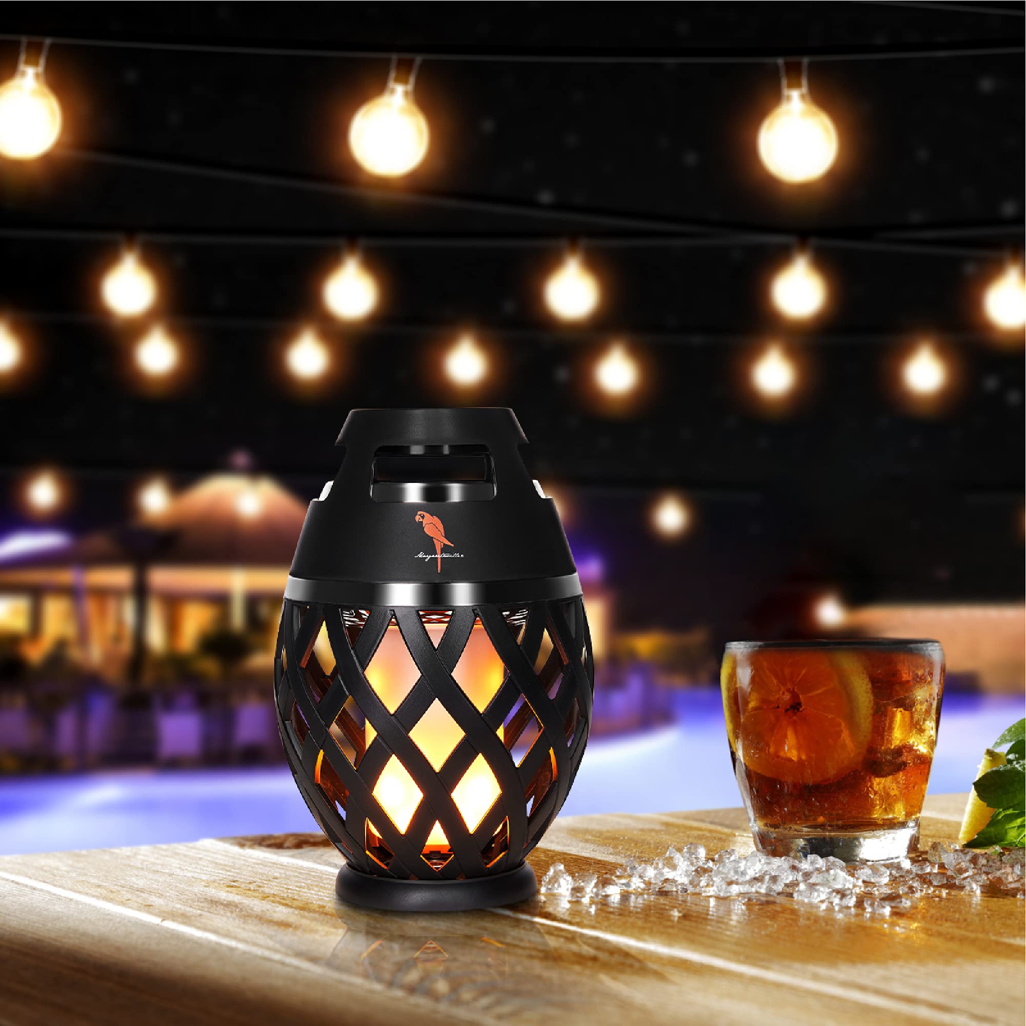 Foto 6 | Altavoz Bluetooth Margaritaville Tiki Torch A Prueba De Agua - Venta Internacional.