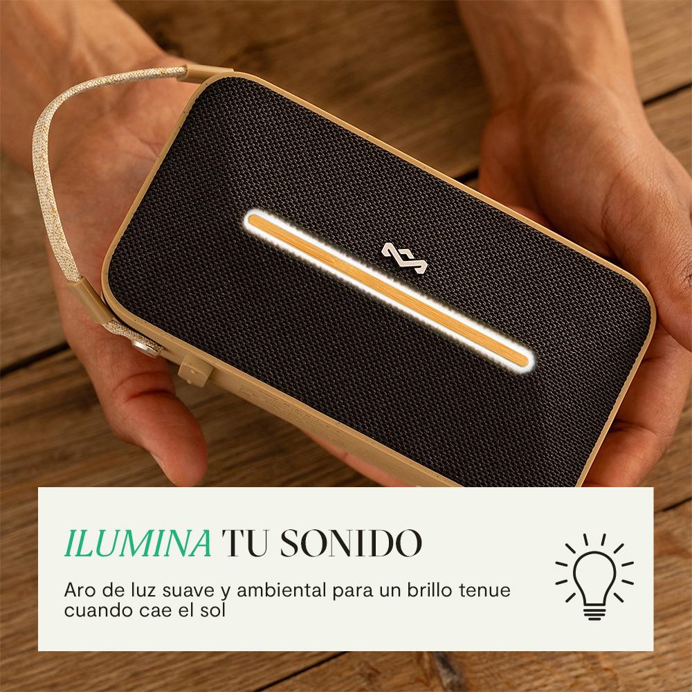 Foto 9 pulgar | Bocina Rise Up Solar Signature Black The House Of Marley Bluetooth