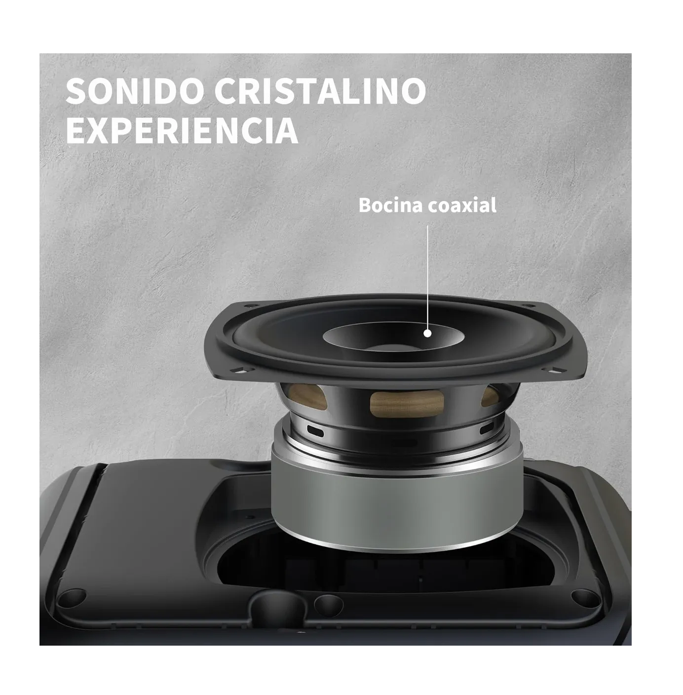 Foto 5 pulgar | Bocina Portátil Bluetooth 5.3 Recargable Inalámbrico 40w Altavoz Negro
