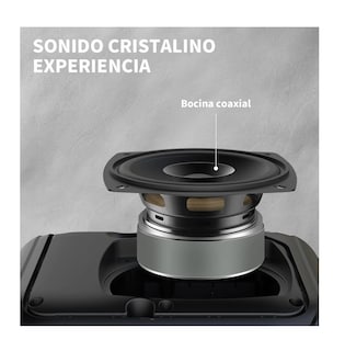 Foto 4 | Bocina Portátil Bluetooth 5.3 Recargable Inalámbrico 40w Altavoz Negro