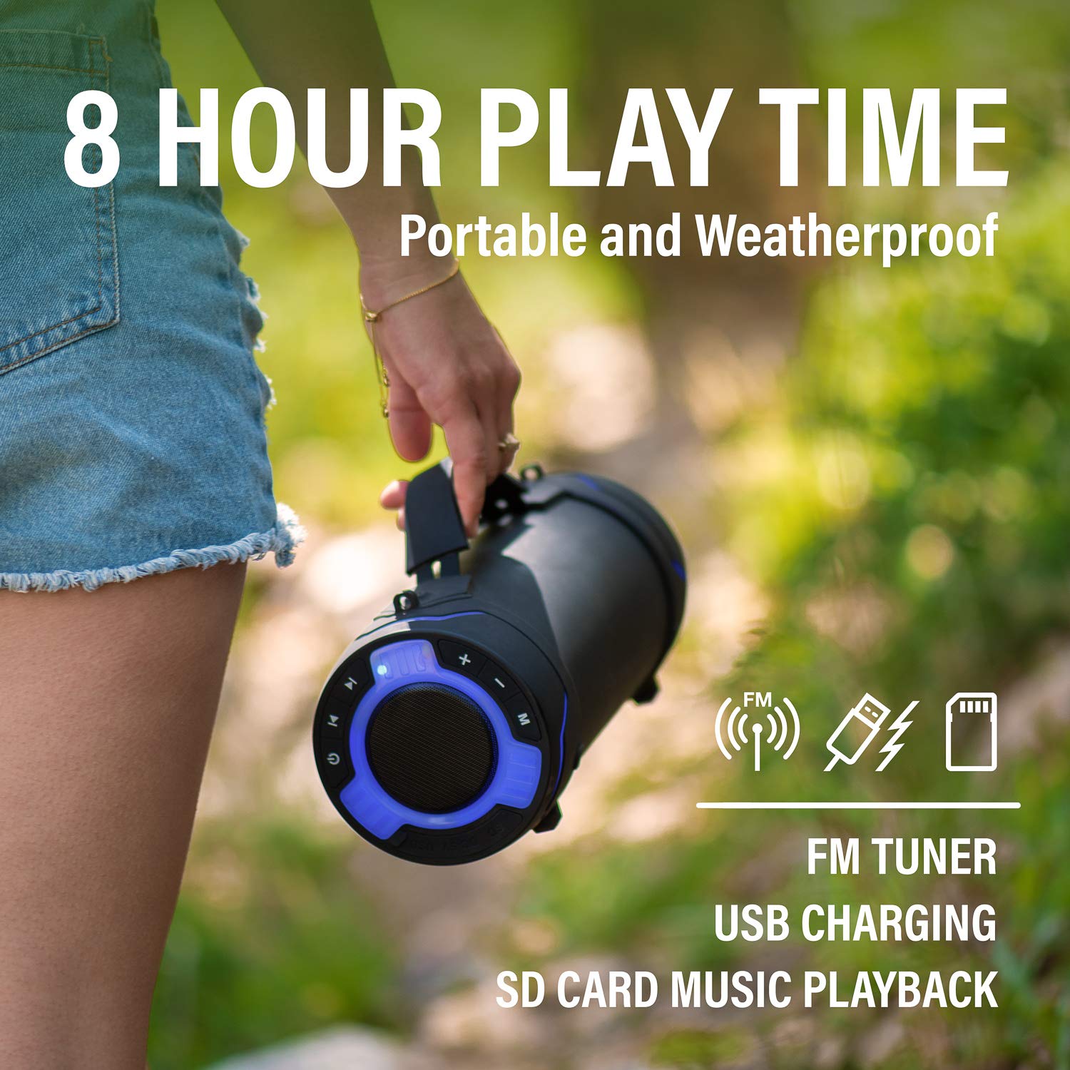 Foto 4 pulgar | Altavoz Bluetooth Boss Audio Tube 3 - Venta Internacional