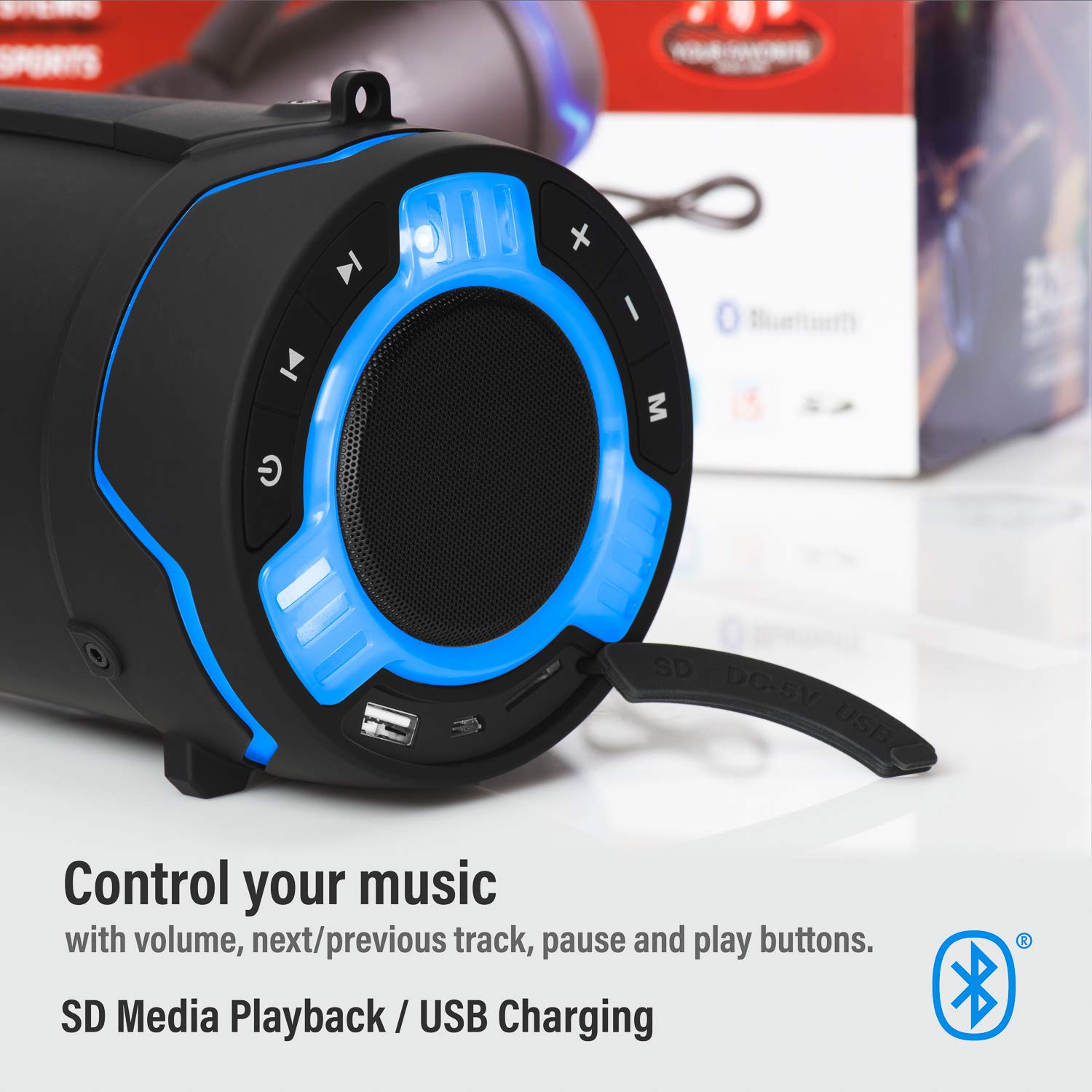 Foto 5 pulgar | Altavoz Bluetooth Boss Audio Tube 3 - Venta Internacional