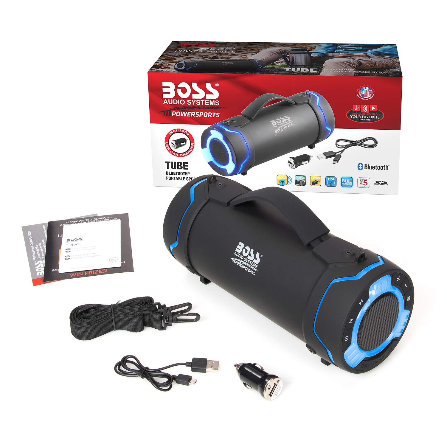 Foto 6 | Altavoz Bluetooth Boss Audio Tube 3 - Venta Internacional
