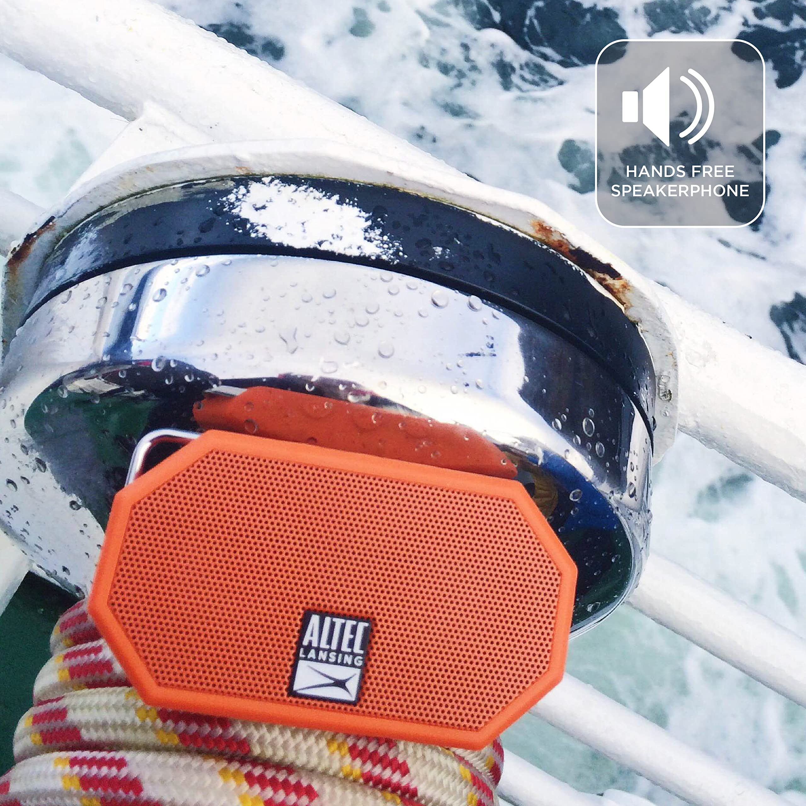 Foto 7 pulgar | Altavoz Bluetooth Resistente Al Agua Altec Lansing Mini H2o Naranja - Venta Internacional.