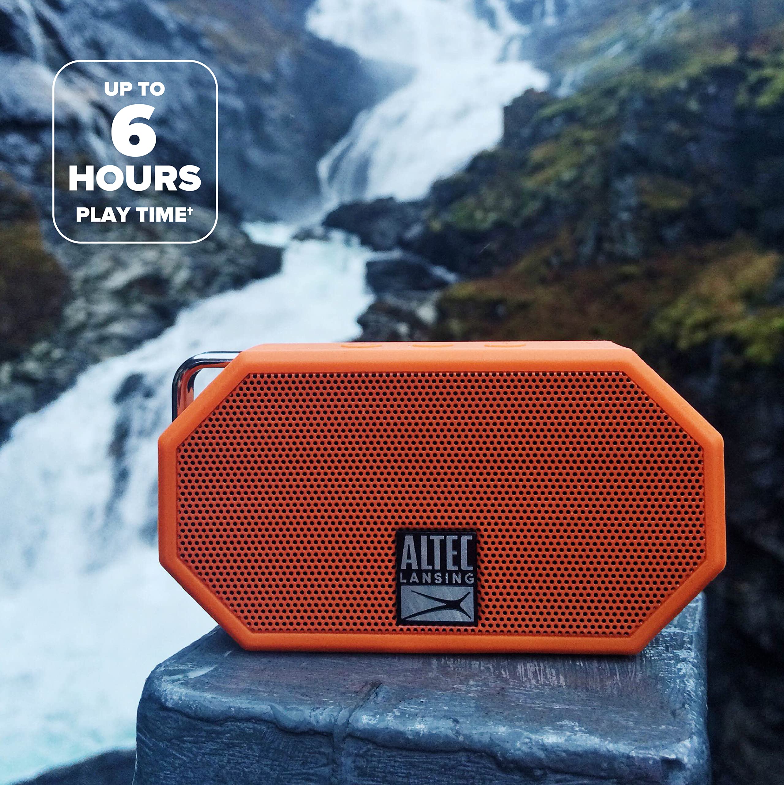Foto 8 pulgar | Altavoz Bluetooth Resistente Al Agua Altec Lansing Mini H2o Naranja - Venta Internacional.