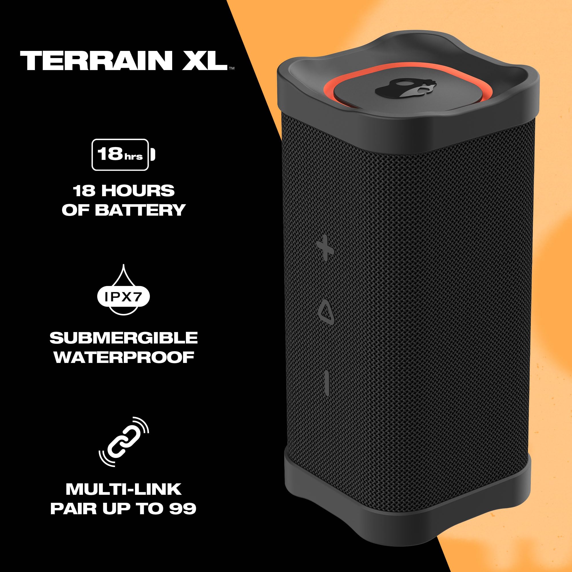 Foto 3 pulgar | Altavoz Bluetooth Skullcandy Terrain Xl Resistente Al Agua 18h - Venta Internacional.