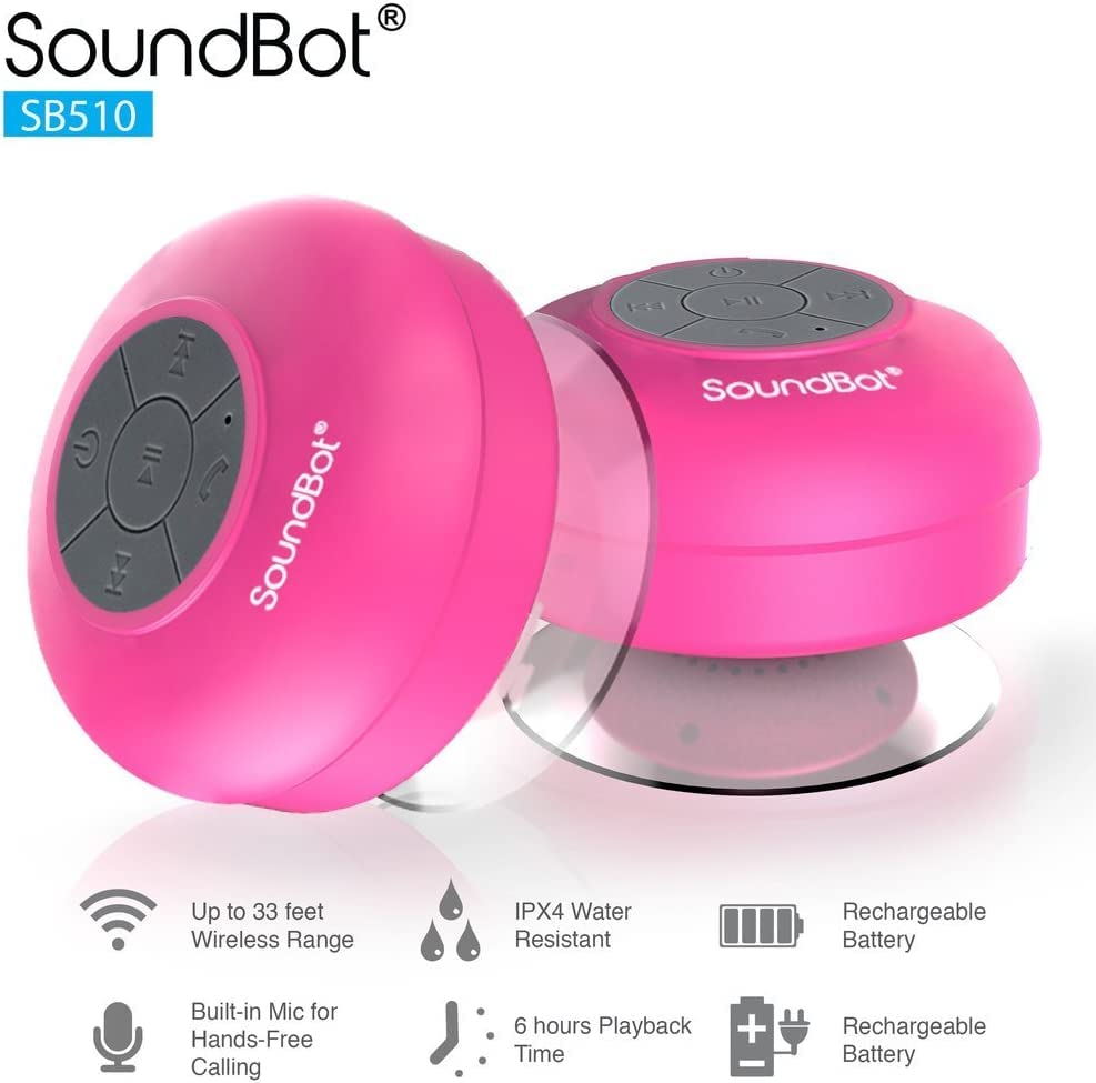Foto 4 pulgar | Altavoz Bluetooth Para Ducha Soundbot Sb510 Hd Resistente Al Agua - Venta Internacional.