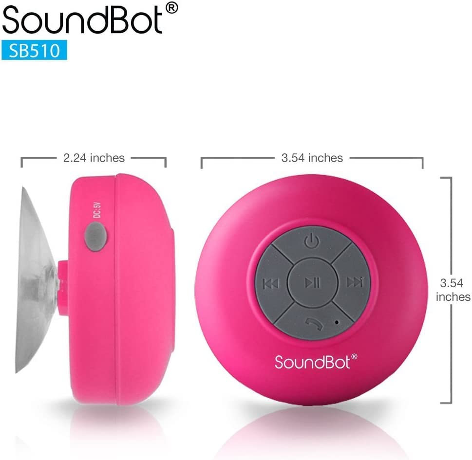 Foto 7 pulgar | Altavoz Bluetooth Para Ducha Soundbot Sb510 Hd Resistente Al Agua - Venta Internacional.