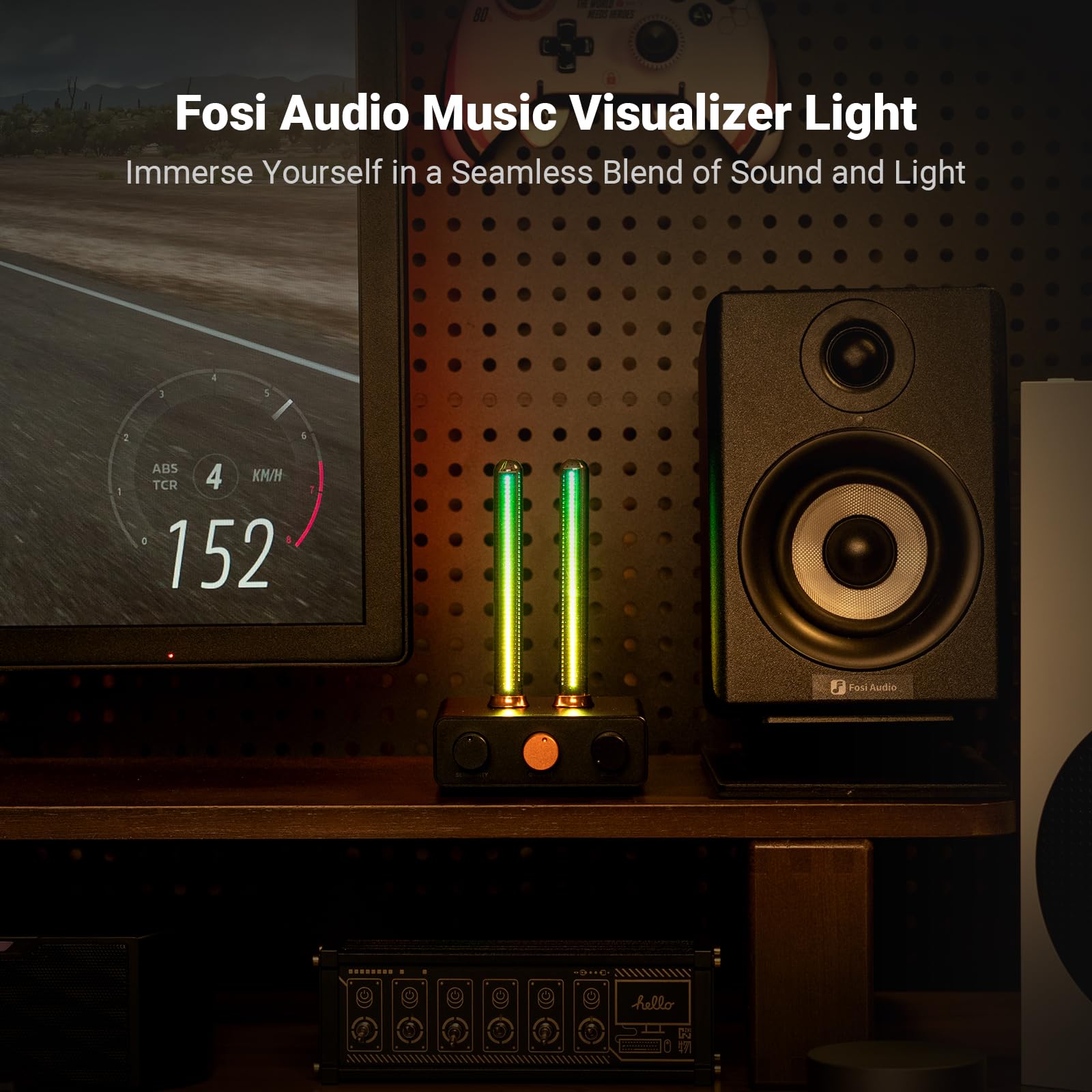 Foto 3 pulgar | Visualizador De Música Fosi Audio Vintage Tube Rgb Light Analyzer - Venta Internacional.