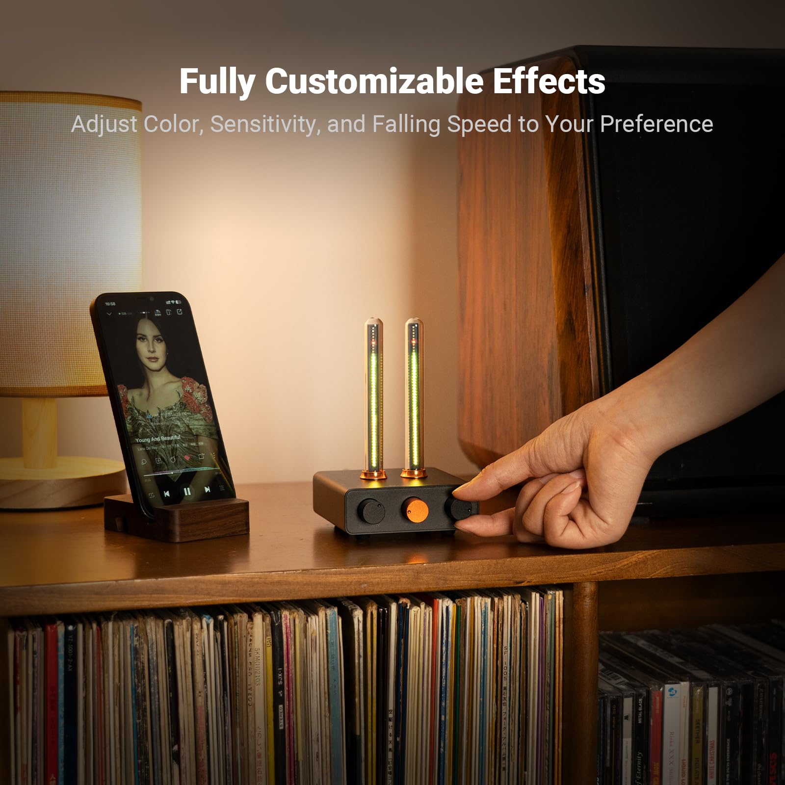 Foto 4 | Visualizador De Música Fosi Audio Vintage Tube Rgb Light Analyzer - Venta Internacional.