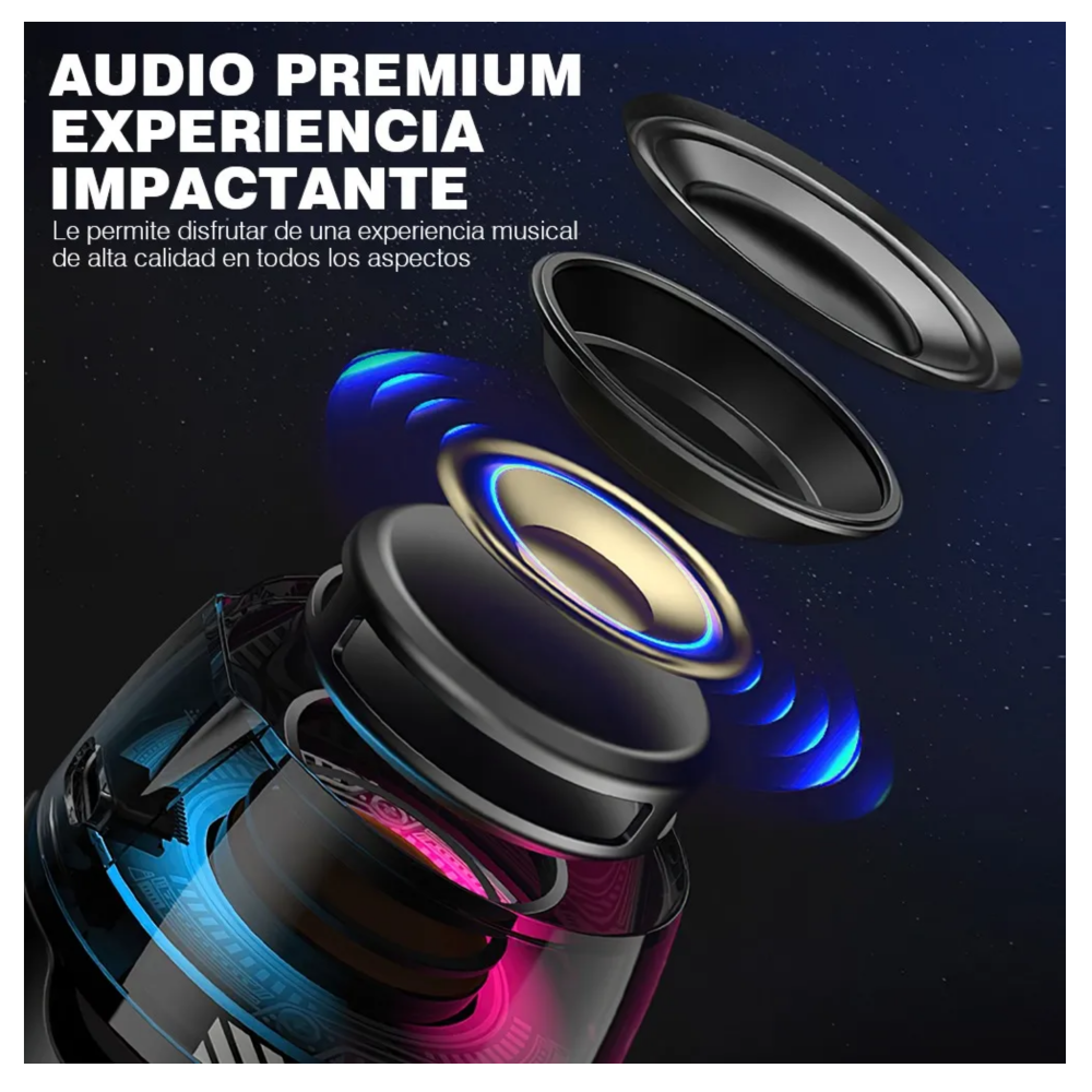 Foto 2 | Bocina Portátil Magnética Bluetooth Belug  Purpura
