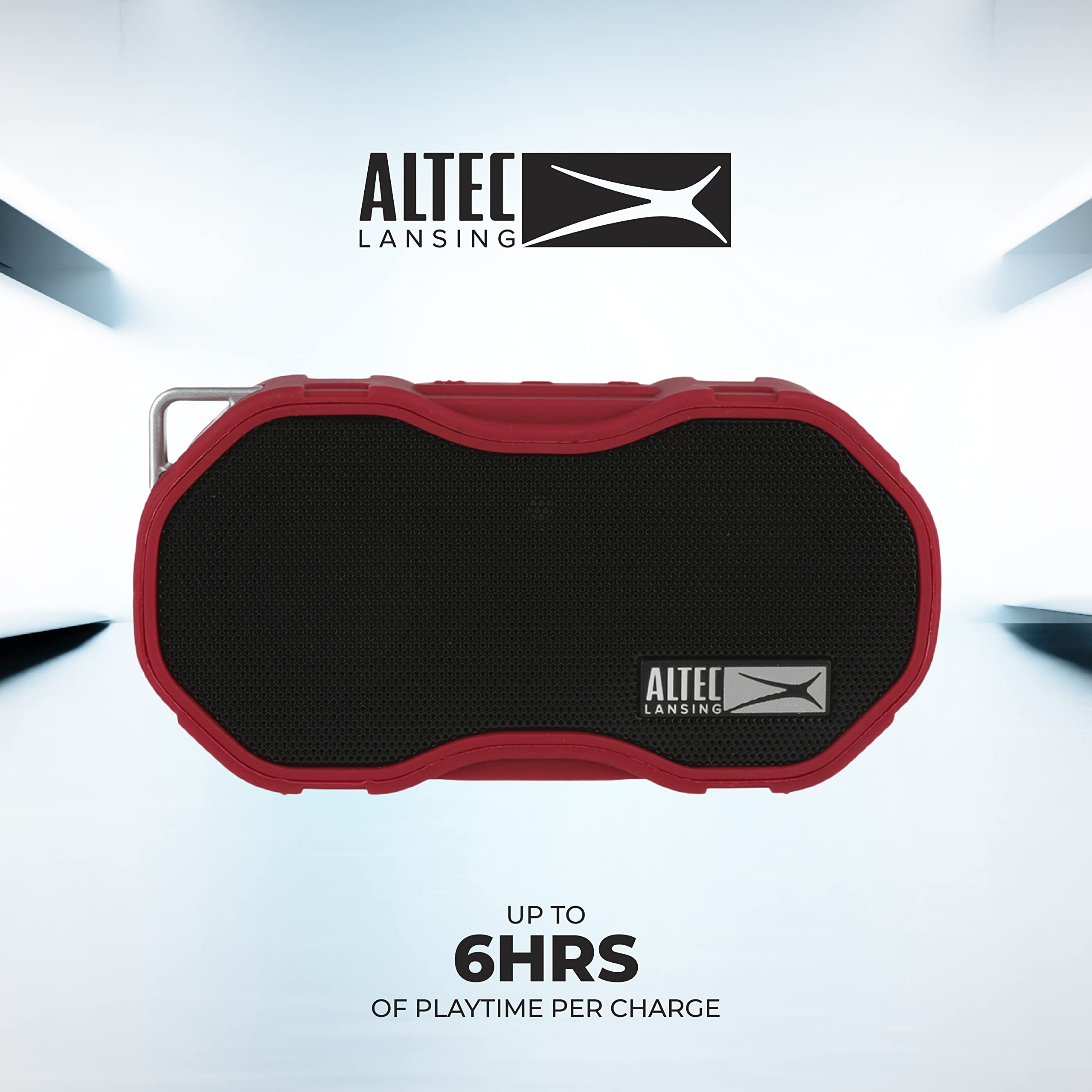 Foto 3 | Altavoz Bluetooth Altec Lansing Baby Boom Xl Impermeable Rojo - Venta Internacional.