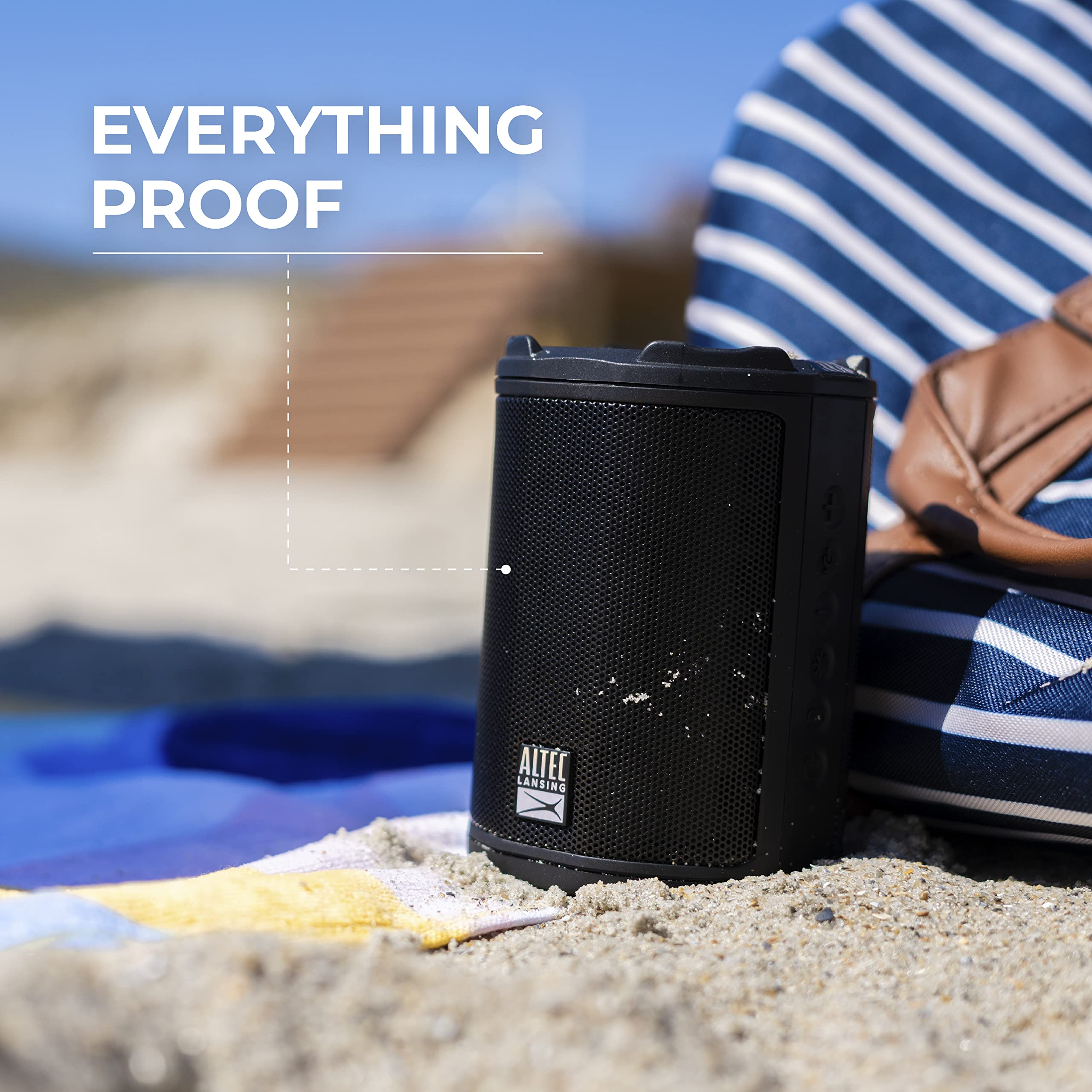 Foto 2 | Altavoz Bluetooth Inalámbrico Altec Lansing Hydramotion Negro - Venta Internacional.