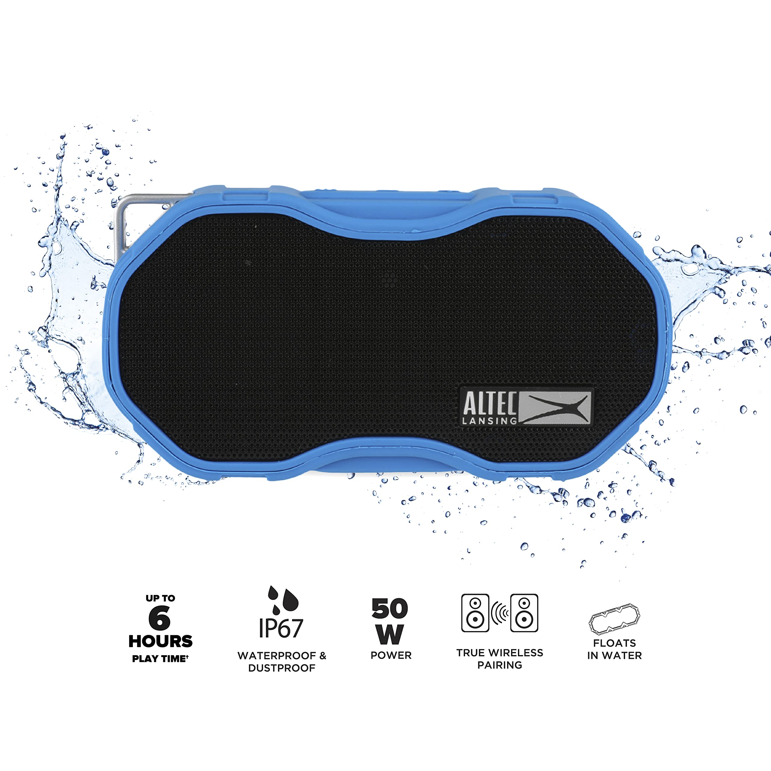 Foto 3 pulgar | Altavoz Bluetooth Altec Lansing Baby Boom Xl Impermeable Azul - Venta Internacional.