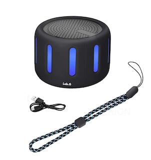 Foto 1 | Bocina Bluetooth Portátil Inalámbrica Aux-in Micro Tf Tws Negro Con Azul