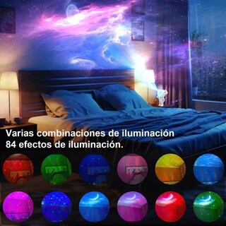 Foto 5 | Bocina Bluetooth En Forma de Astronauta Con Proyector Nebulosa Y Estrellas Led.