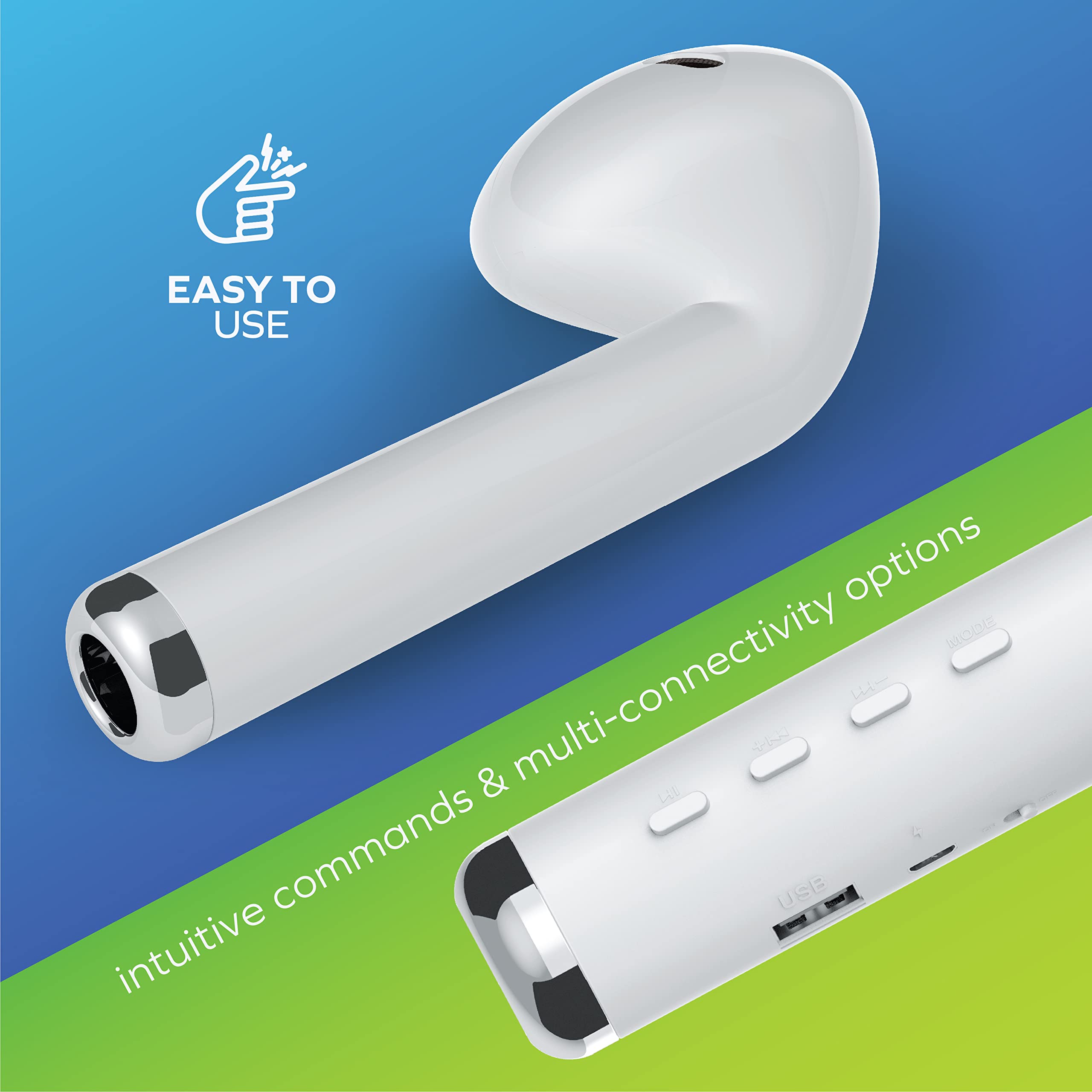Foto 4 | Altavoz Inalámbrico Coby True Portable Earbud Bluetooth 415ml - Venta Internacional.