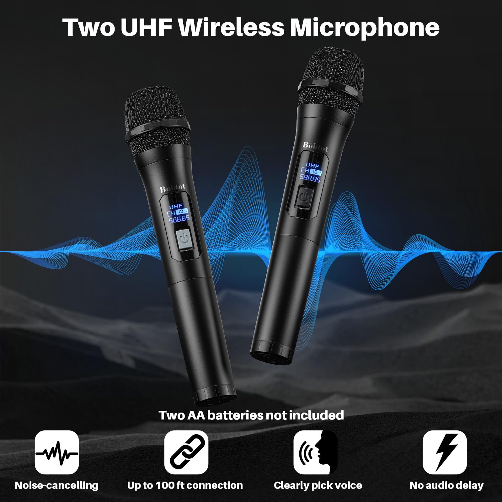 Foto 7 pulgar | Altavoz Bluetooth Portátil Karaoke Machine Bobtot Con 2 Micrófonos - Venta Internacional.