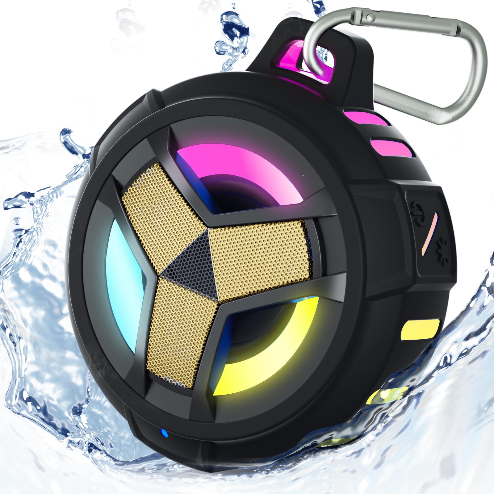 Foto 1 | Altavoz Bluetooth Eboda Impermeable Ip67 Con Luz Led 24 Horas De Reproducción - Venta Internacional.