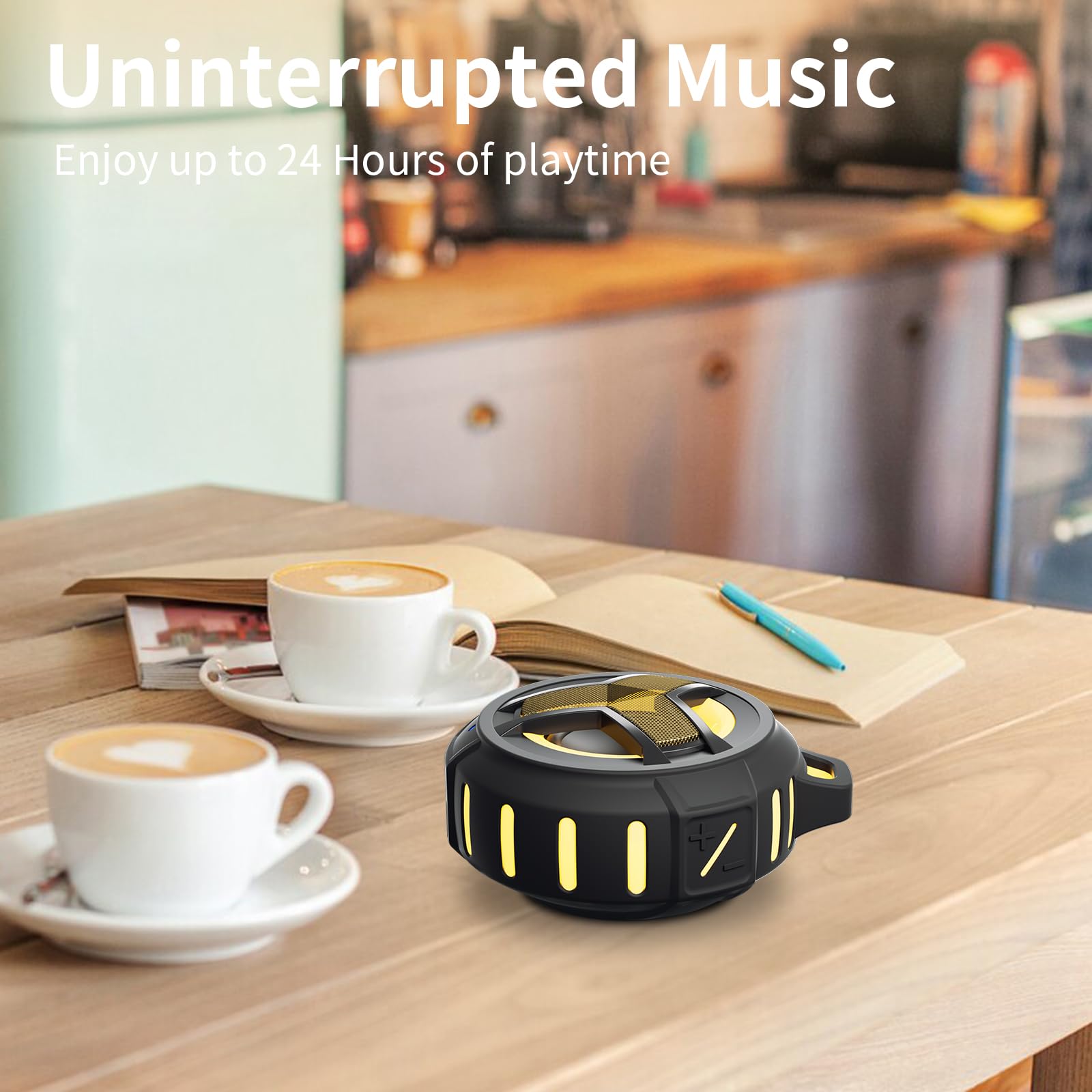 Foto 5 | Altavoz Bluetooth Eboda Impermeable Ip67 Con Luz Led 24 Horas De Reproducción - Venta Internacional.