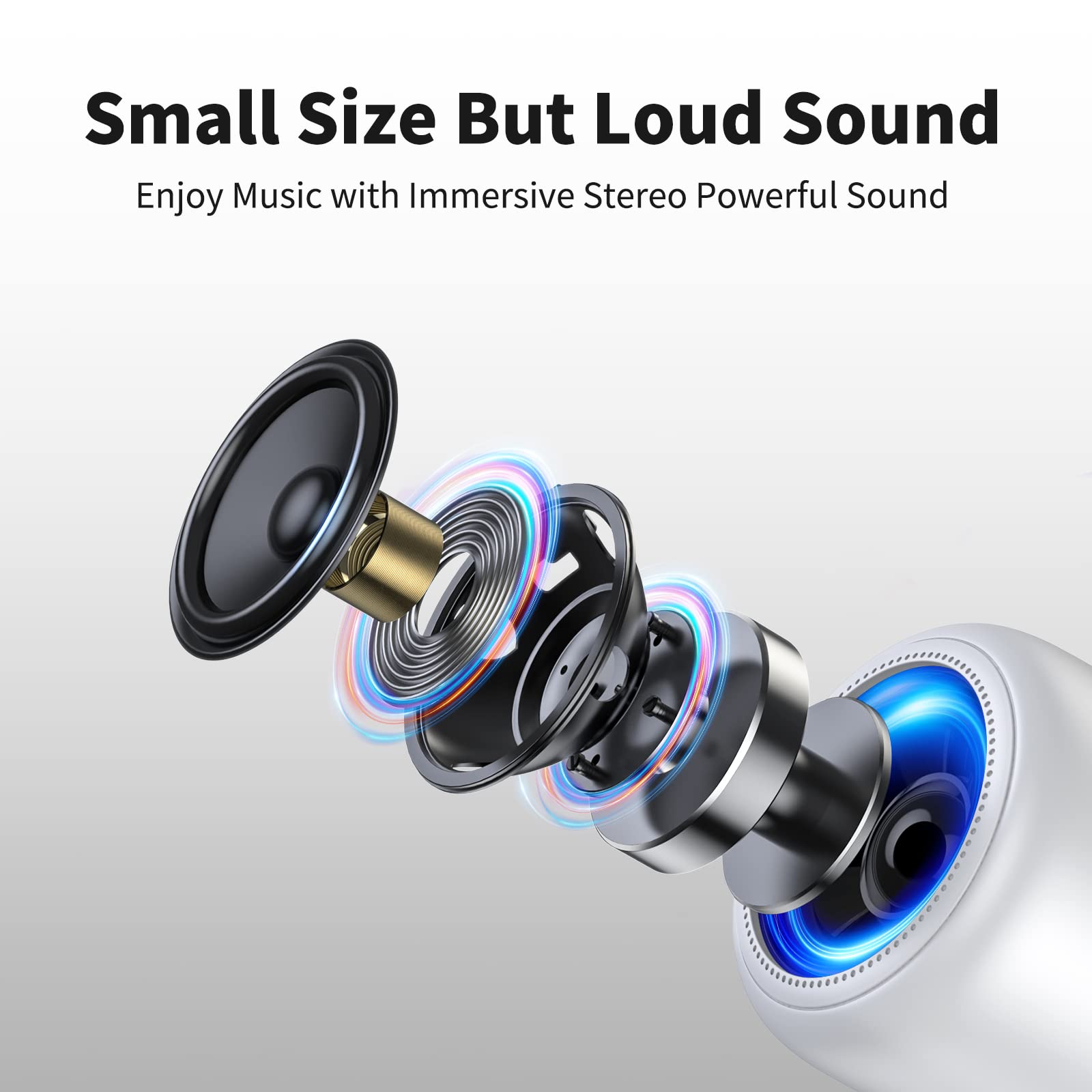 Foto 4 pulgar | Altavoz Bluetooth Portátil Bobtot Con Correa Ipx5 Impermeable - Venta Internacional.