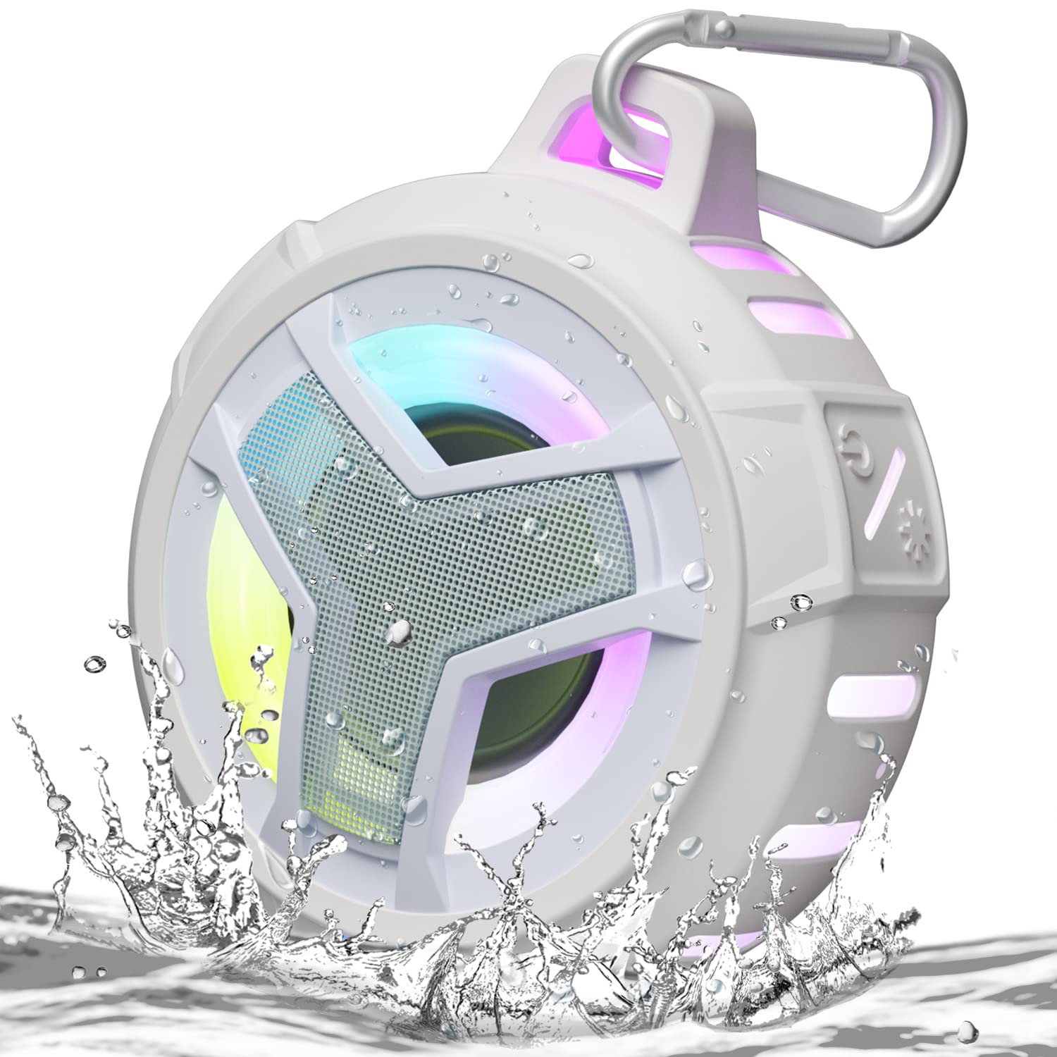 Foto 1 | Altavoz De Ducha Eboda Bluetooth Ipx7 Impermeable Blanco - Venta Internacional.