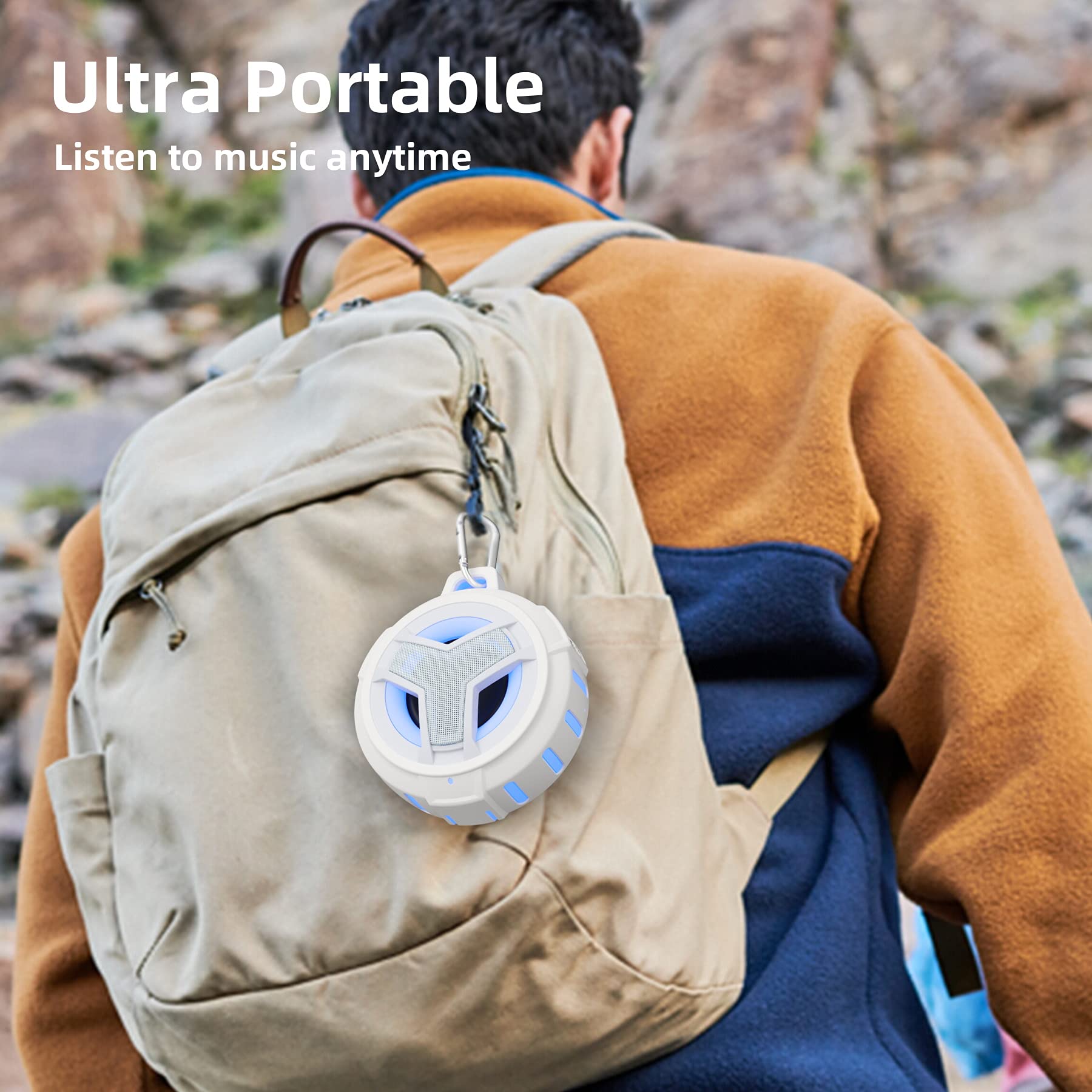 Foto 4 pulgar | Altavoz De Ducha Eboda Bluetooth Ipx7 Impermeable Blanco - Venta Internacional.