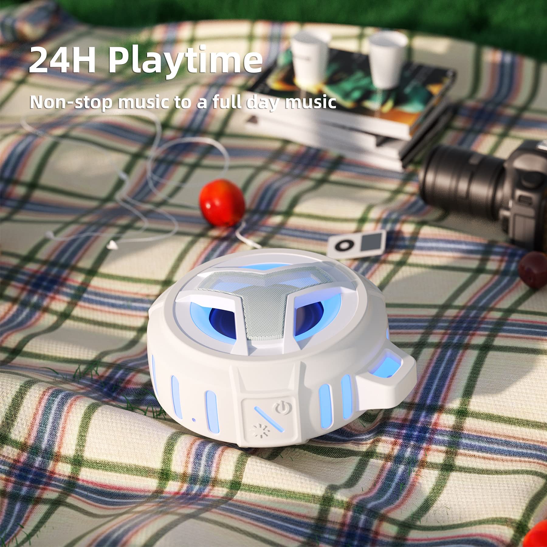 Foto 5 pulgar | Altavoz De Ducha Eboda Bluetooth Ipx7 Impermeable Blanco - Venta Internacional.
