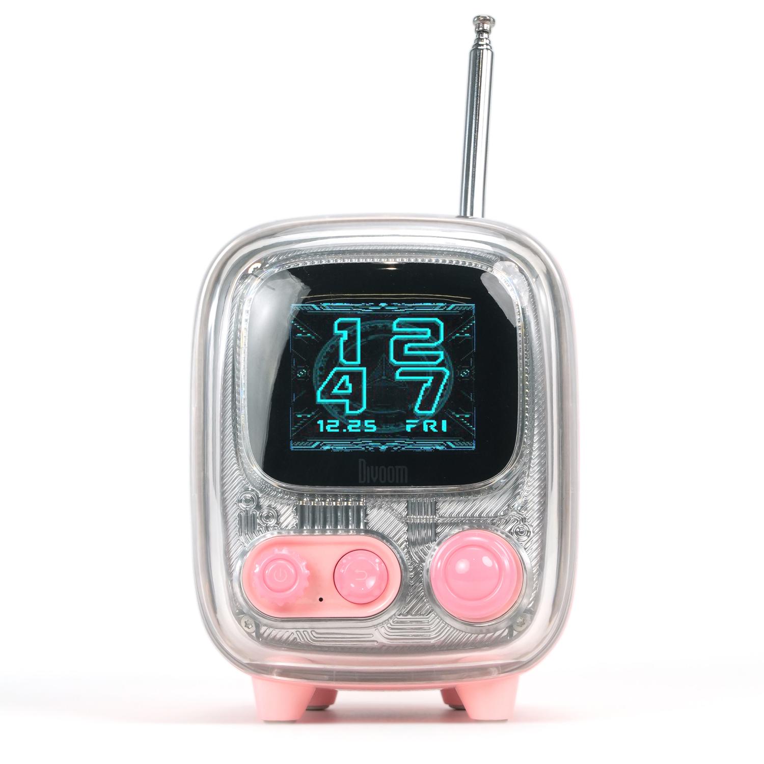 Foto 2 | Divoom Tiivoo-2 Pixel Art Altavoz Bt Portátil Pantalla Led Rosa