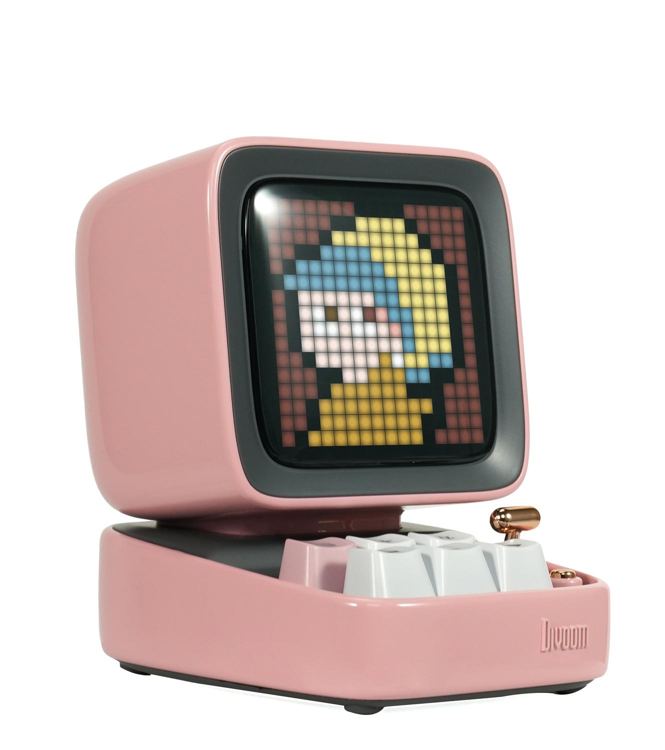 Foto 2 | Divoom Ditoomic Rosa - Altavoz Bluetooth Con Microfono  Función Karaoke