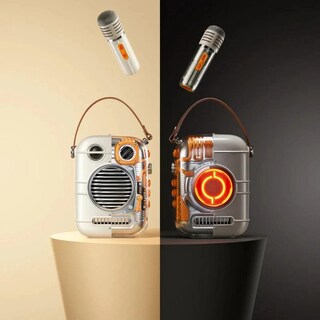 Foto 4 | Divoom Spark-pro Karaoke Bluetooth Bocina Con 2 Micrófonos Inalámbricos