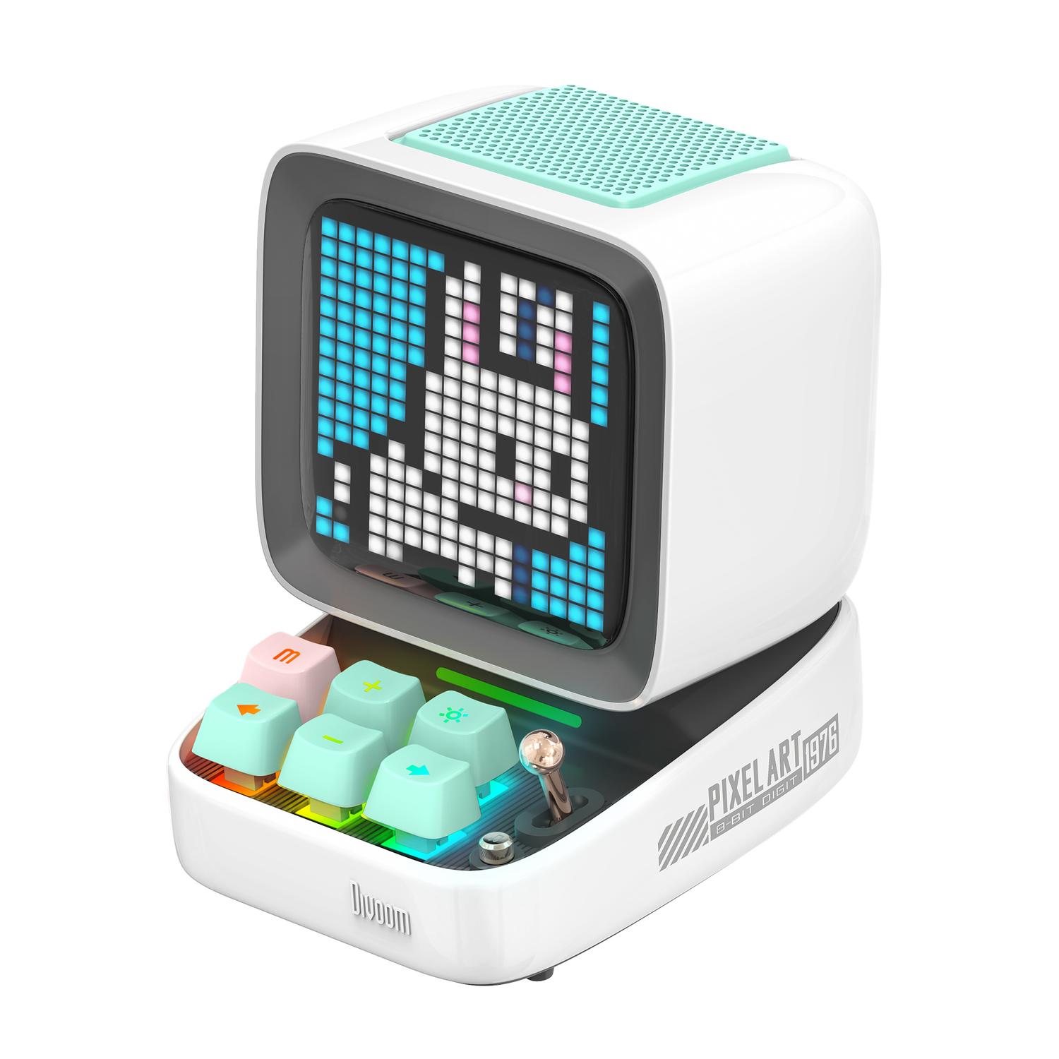 Foto 3 pulgar | Divoom Ditoo Pixelart Altavoz Bt Retro C/ Pantalla Led Blanco