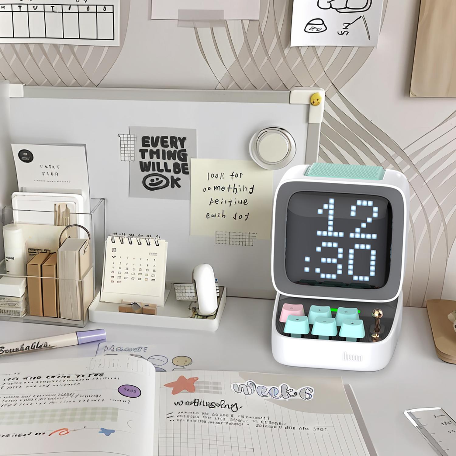Foto 5 pulgar | Divoom Ditoo Pixelart Altavoz Bt Retro C/ Pantalla Led Blanco