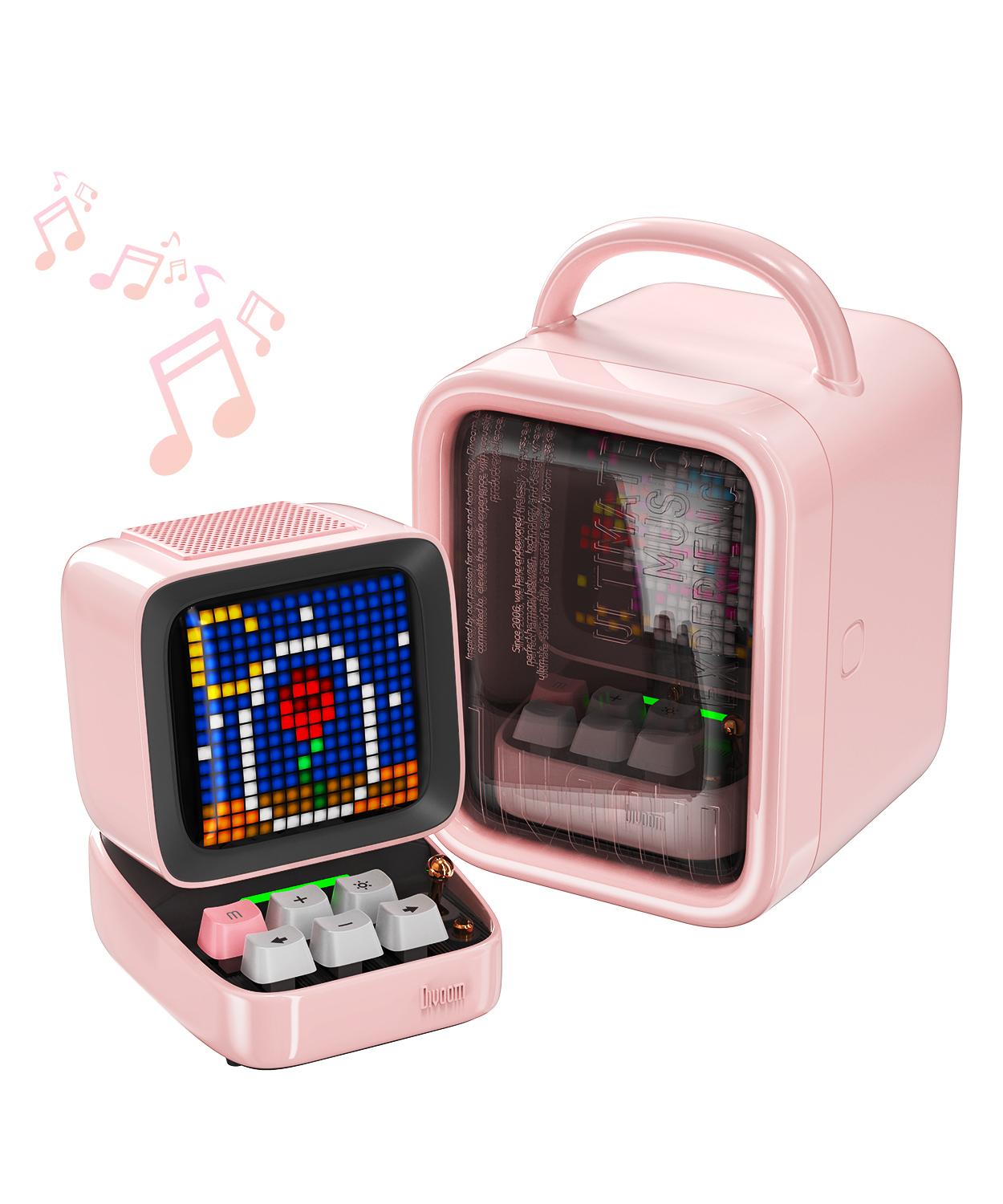 Foto 4 pulgar | Divoom Ditoo Pixel Art Altavoz Bt Retro Con Pantalla Led Rosa
