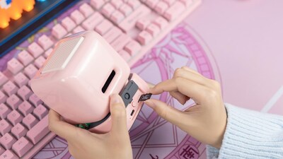 Foto 7 | Divoom Ditoo Pixel Art Altavoz Bt Retro Con Pantalla Led Rosa