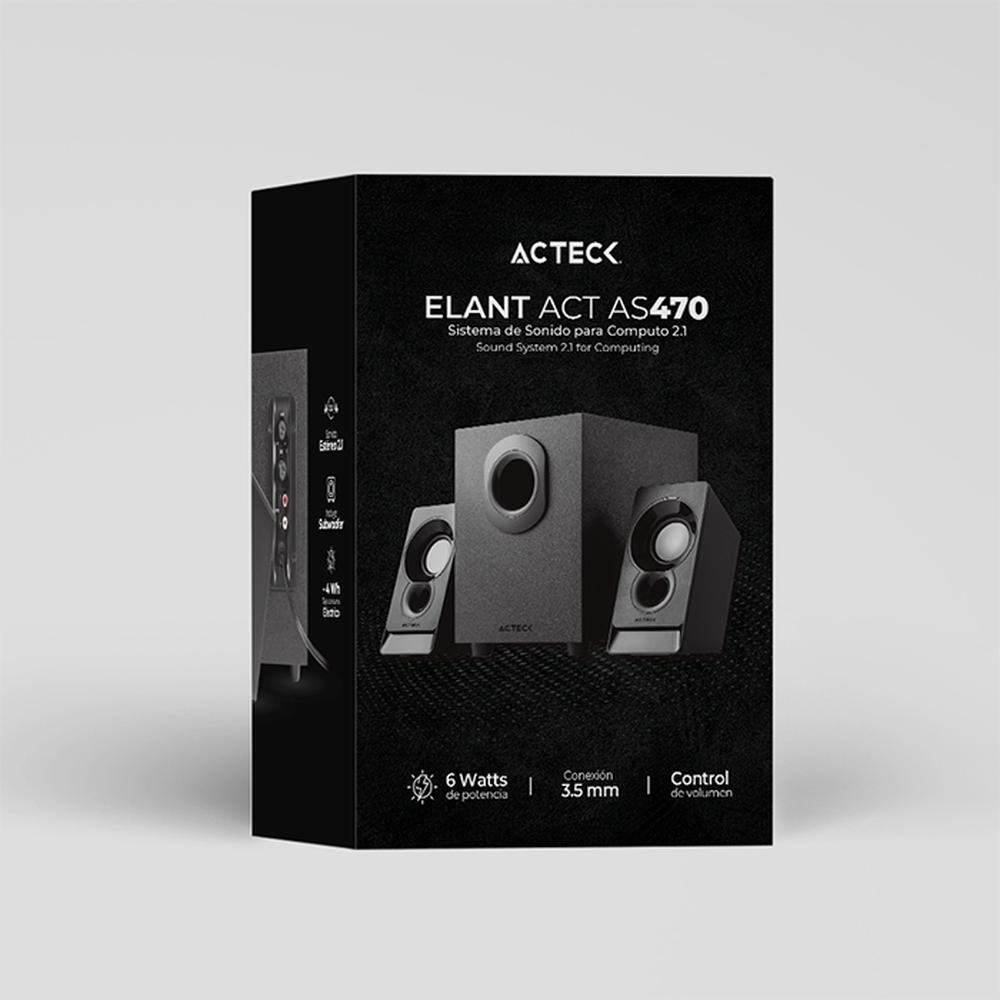 Foto 5 | Bocinas Acteck Ac935241 Negro 3 Piezas