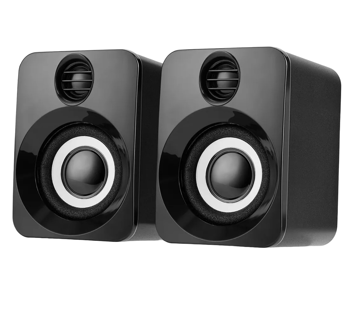 Bocinas Para Pc Bocina Multimedia Portátil Subwoofer Color Negro $489