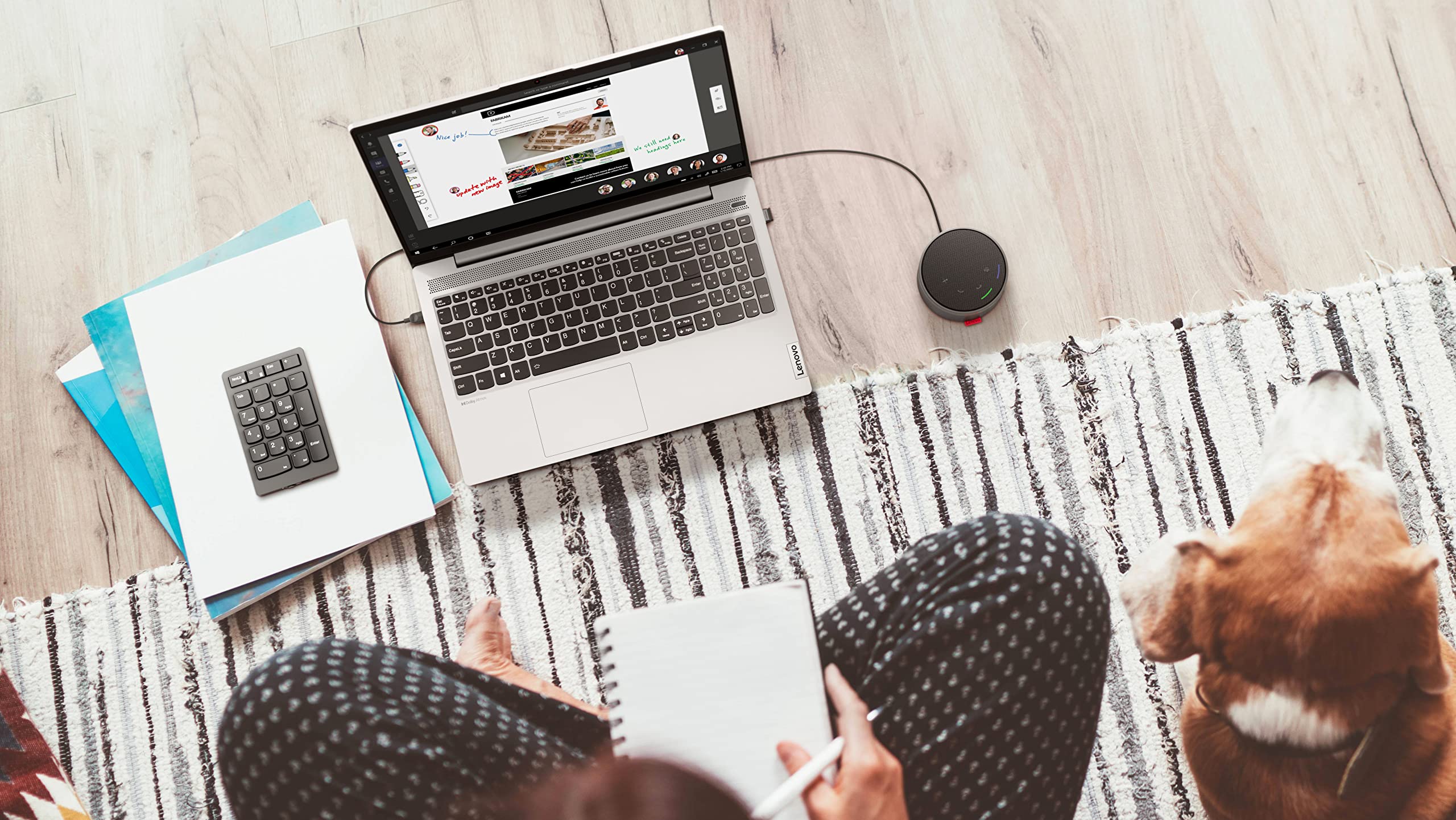 Foto 7 | Altavoz con Cable Lenovo Go Omni-Directional Mic Gris - Venta Internacional