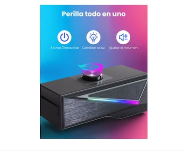 Foto 4 | Xtellar Bocinas Con Rgb,para Pc/tv Gamer,desmontable Altavoz