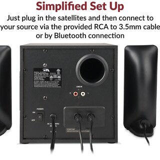 Foto 4 | Altavoces Bluetooth Cyber Acoustics Ca-sp34bt para Computadora-Venta Internacional