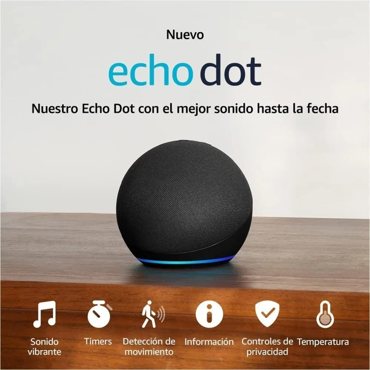 Foto 3 pulgar | Echo Dot 5th Gen PETUKITA BOX color Negro con Asistente Virtual