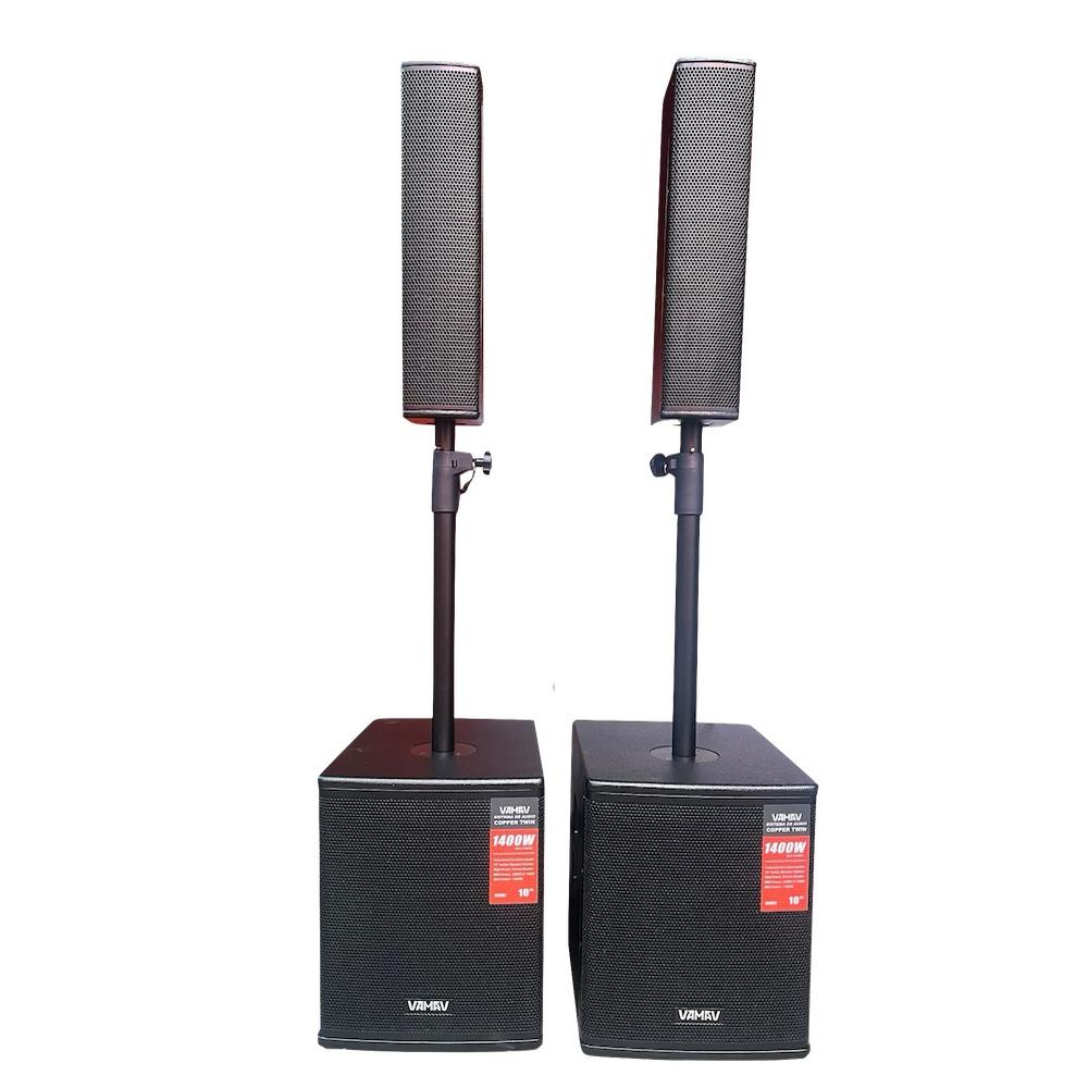Foto 4 | Sistema de Sonido Profesional Vamav Coopertwin Negro 700W Rms