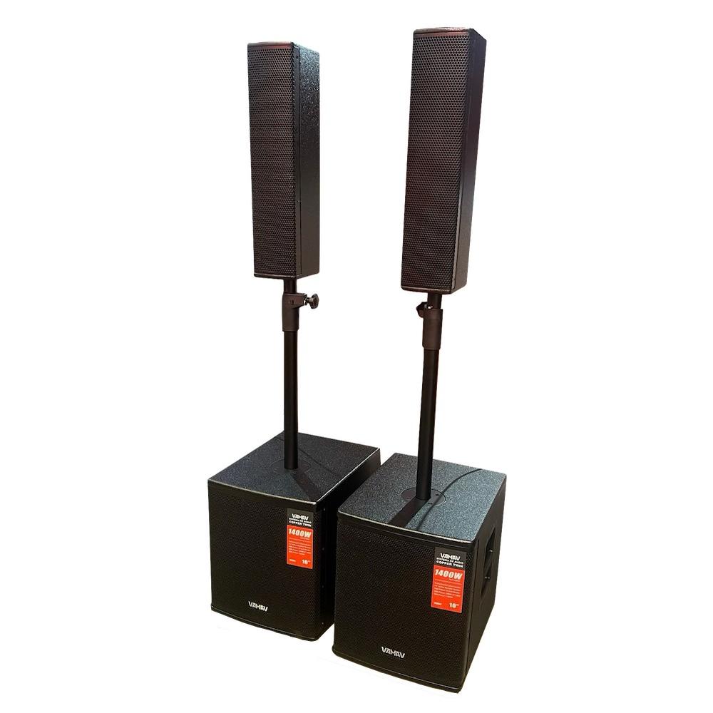 Foto 5 | Sistema de Sonido Profesional Vamav Coopertwin Negro 700W Rms